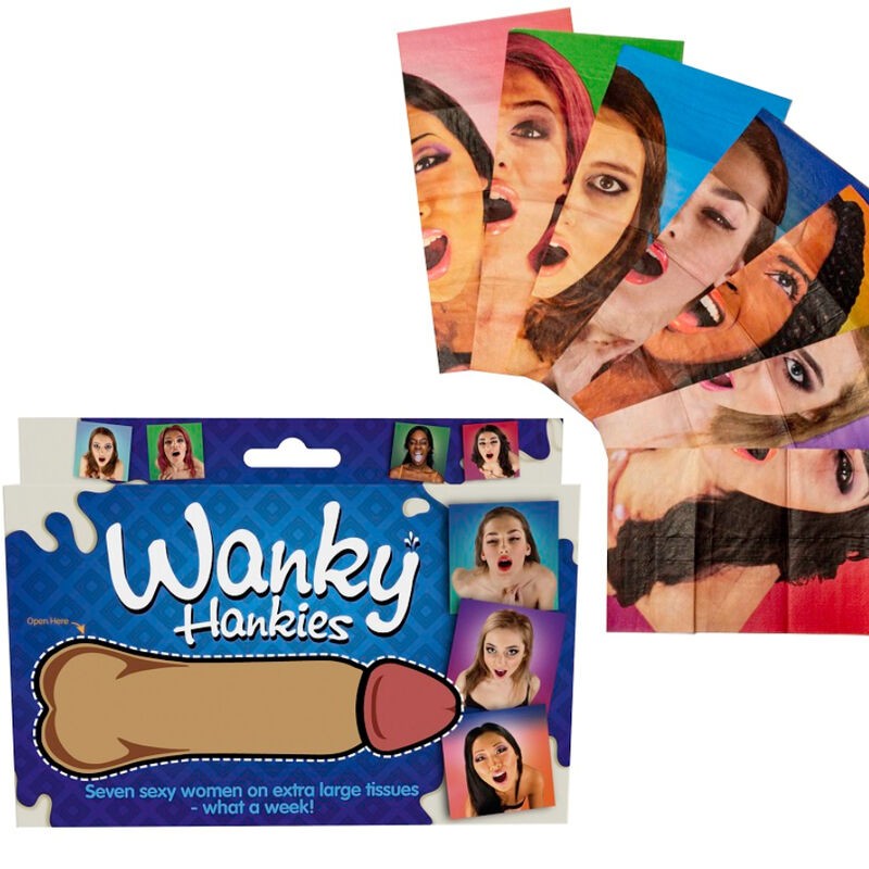 Spencer & Fleetwood - Wanky Hankies 7 Mouchoirs Extra Larges Pour Femmes