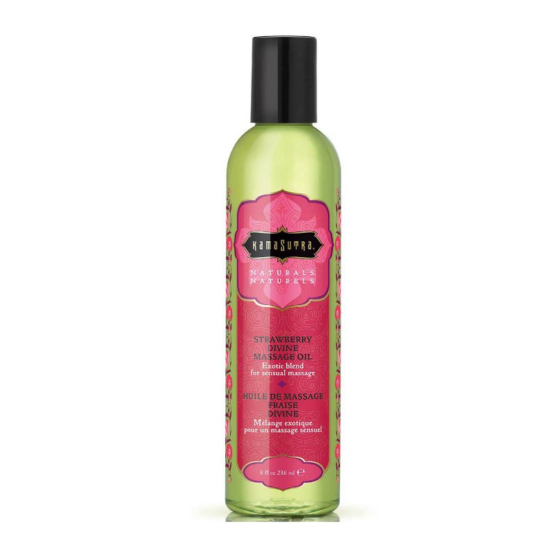 Kamasutra - Huile De Massage Divine Fraise Naturals 236Ml