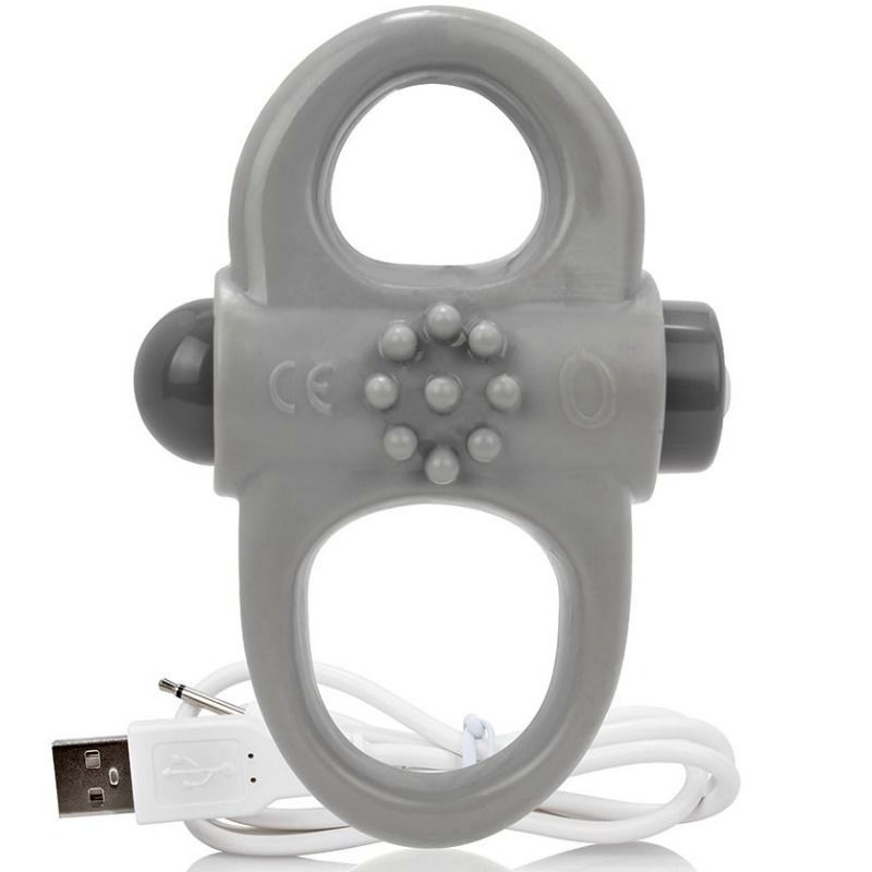 Screaming O - Anneau Pénien Vibreur Rechargeable Yoga Gris