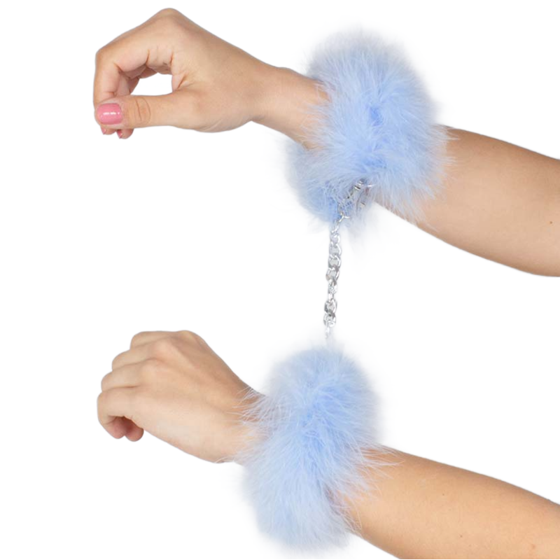 Secretplay - Menottes De Marabou Lumière Bleue