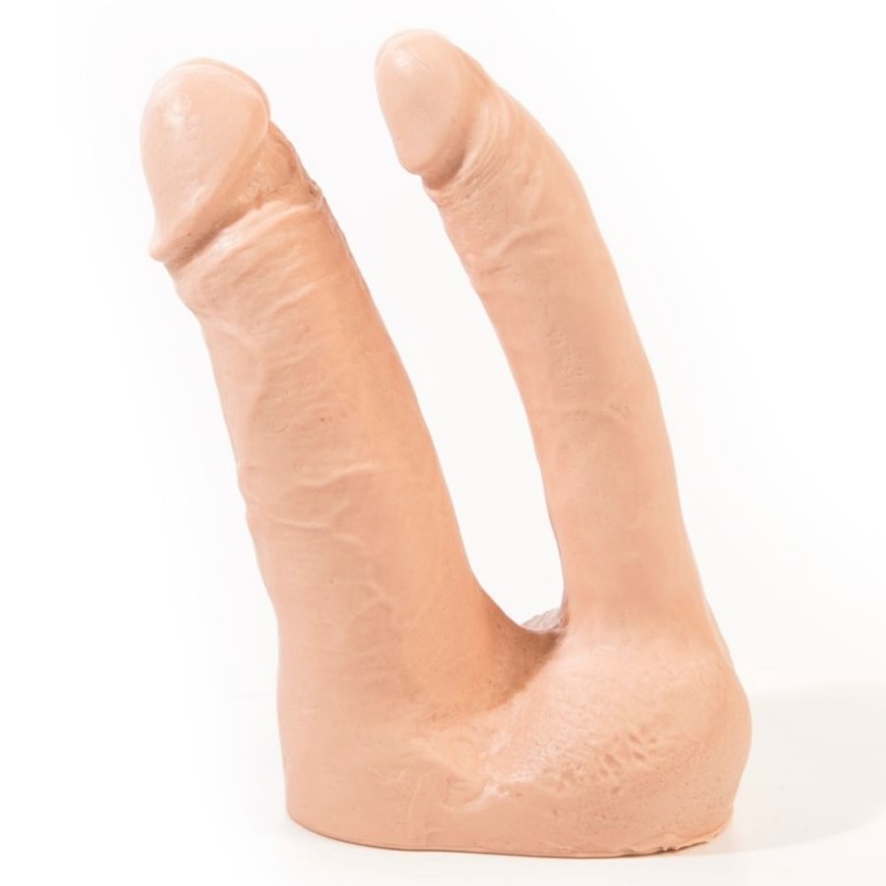 Pink Room - Arthus Double Gode Réaliste Chair 17Cm/15.5Cm