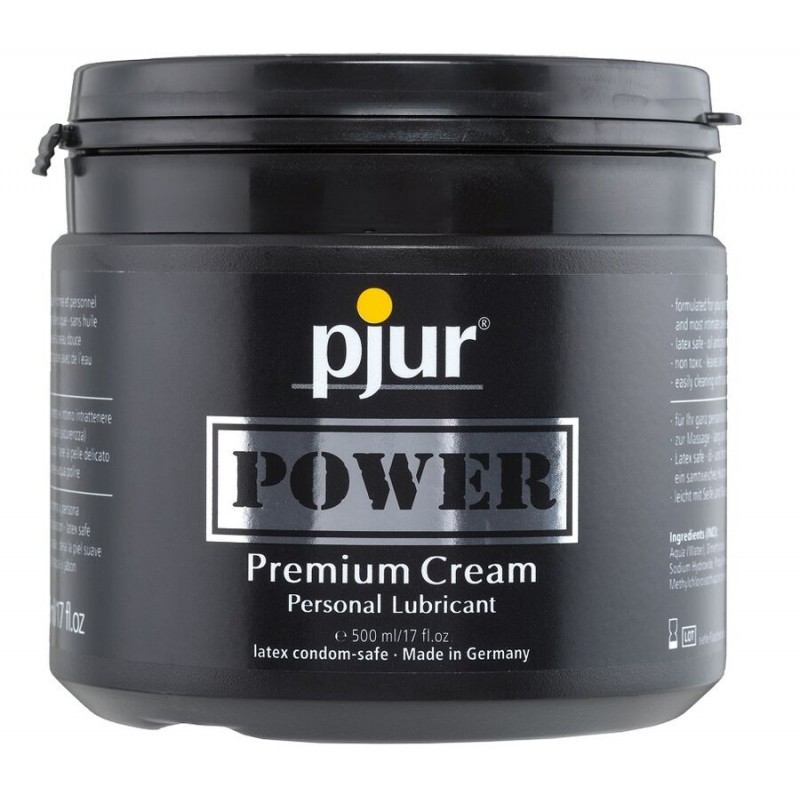 Pjur - Lubrifiant Personnel Power Premium Crème 500 Ml