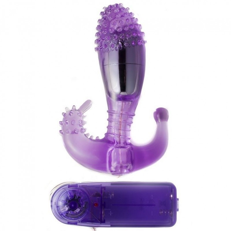 Baile - Stimulateur Vaginal Et Anal Lilas Avec Vibration
